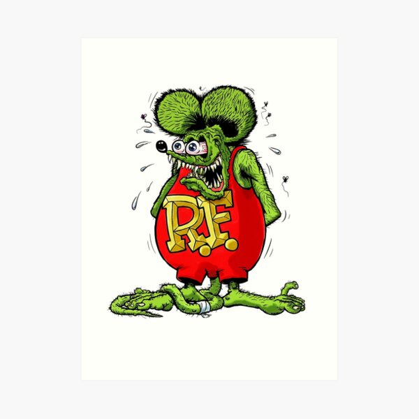 Rat Fink Art Print by Jayiscool71