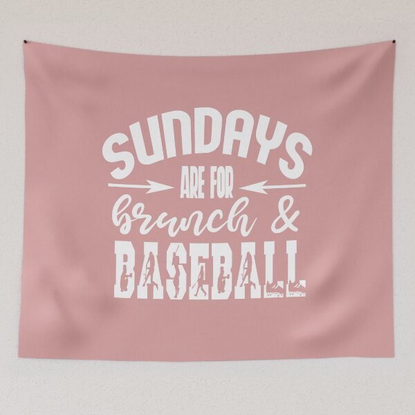 Item preview, Sundays are for Brunch and Baseball designed and sold by MoooSalah.