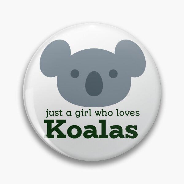 Item preview, Just a girl who loves koalas - face designed and sold by Good-tees.