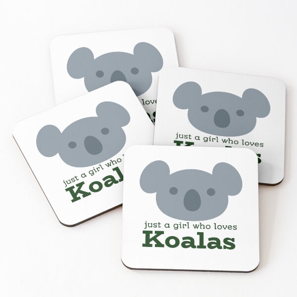 Item preview, Just a girl who loves koalas - face designed and sold by Good-tees.