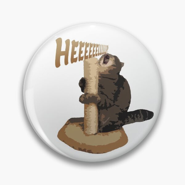Item preview, Screaming Cat on a Scratchpost Meme - V.1 designed and sold by dbatista.