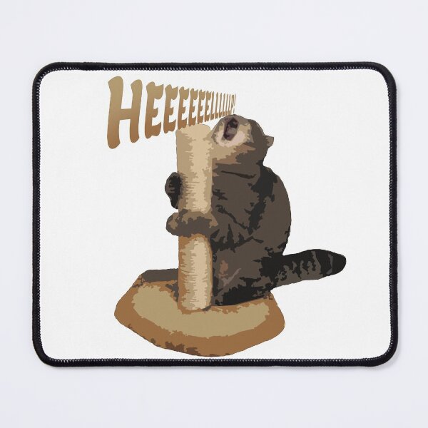 Item preview, Screaming Cat on a Scratchpost Meme - V.1 designed and sold by dbatista.