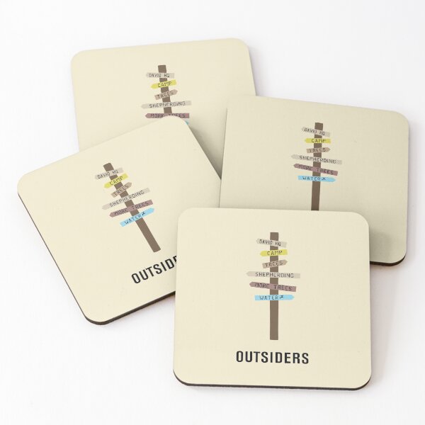 Item preview, Outsiders Signs - B designed and sold by thedustyshelves.