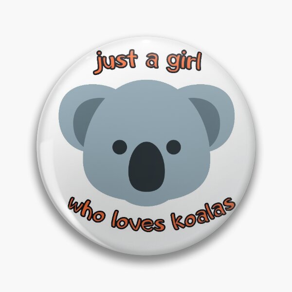 Item preview, Just a girl who loves koalas - orange designed and sold by Good-tees.
