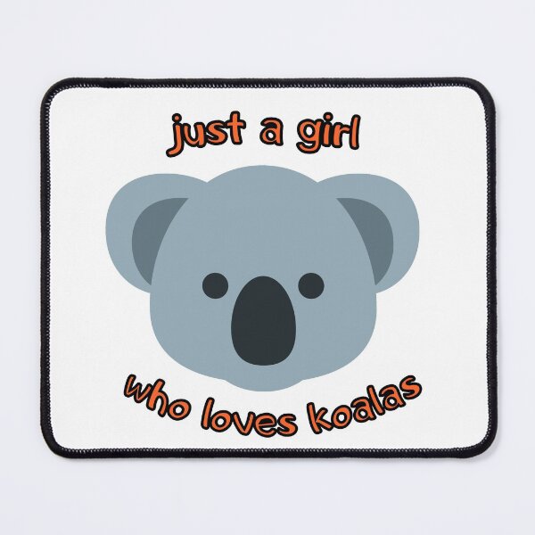 Item preview, Just a girl who loves koalas - orange designed and sold by Good-tees.