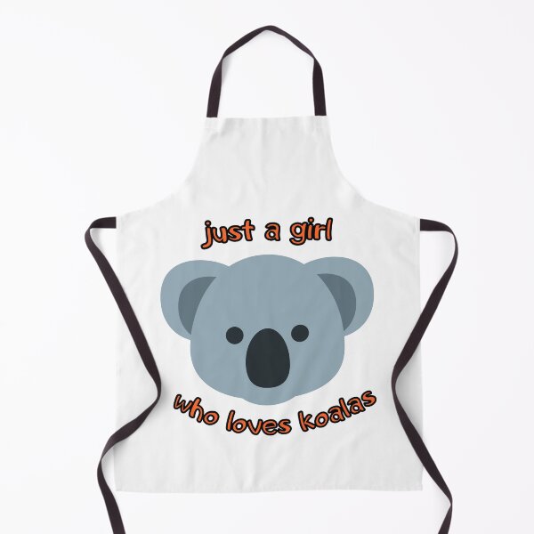 Item preview, Just a girl who loves koalas - orange designed and sold by Good-tees.