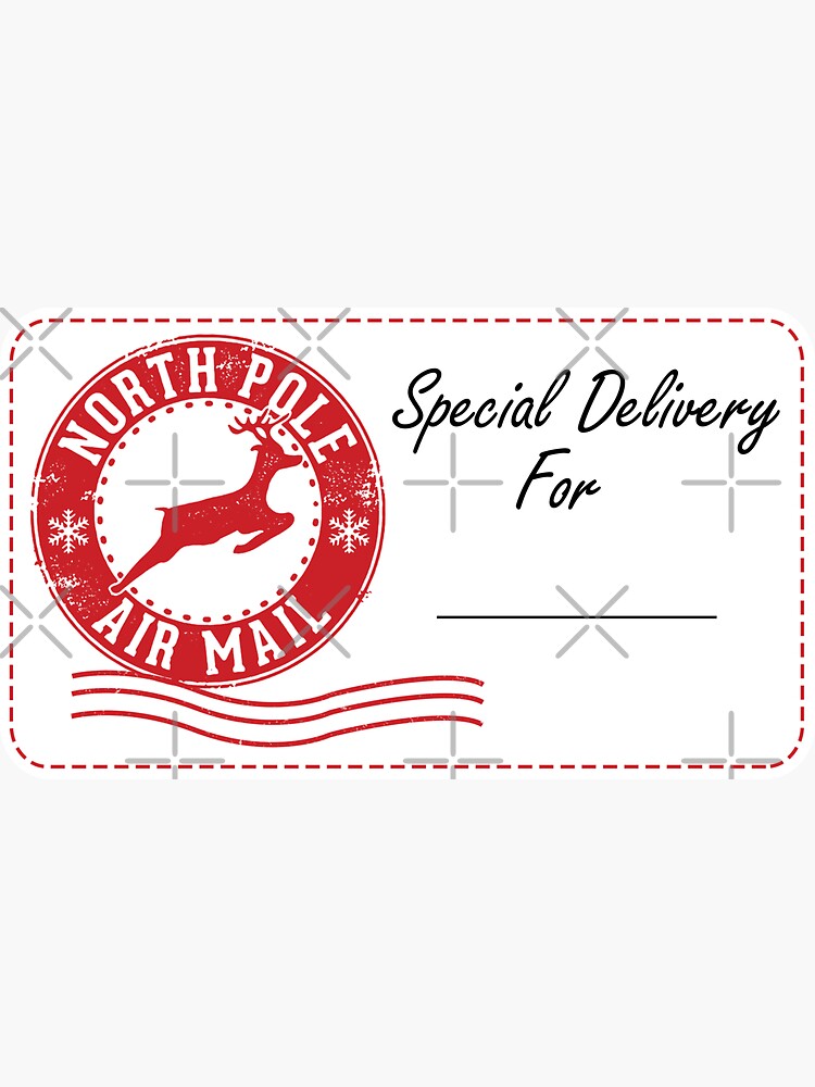 Special Delivery from Santa Claus - Personalized Gift Tags