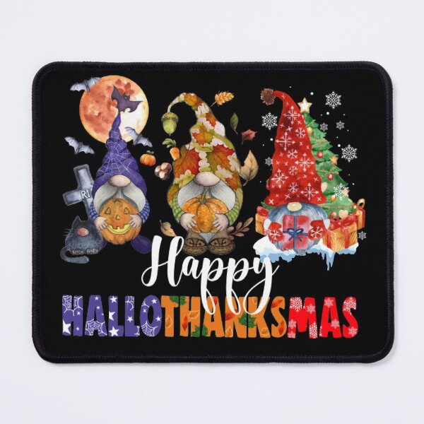Item preview, Happy hallothanksmas gnomes, gnome lovers, Halloween gnomes, thanksgiving gnomes, Christmas gnomes- Hallothanksmas designed and sold by Designs Of all kinds.