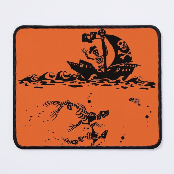 Item preview, The Pirate Ship Burning Heart designed and sold by WolfbladeArts.