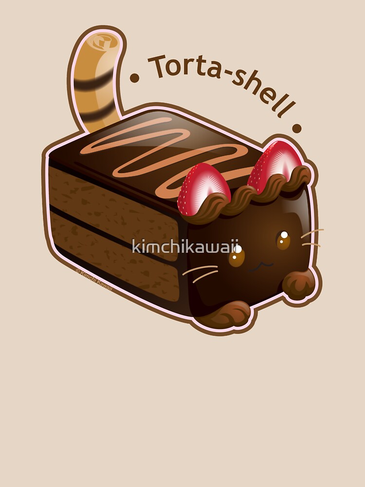 Purrista Pawfee: Cute Chocolate Cake Cat by kimchikawaii