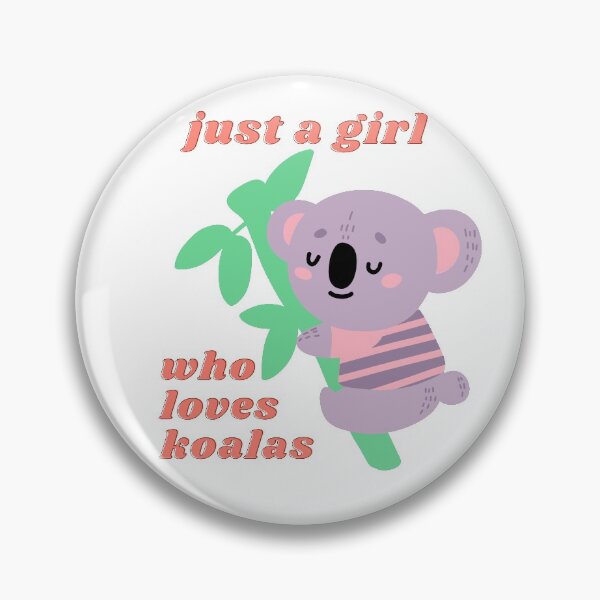 Item preview, Just a girl who loves koalas - eucalyptus designed and sold by Good-tees.