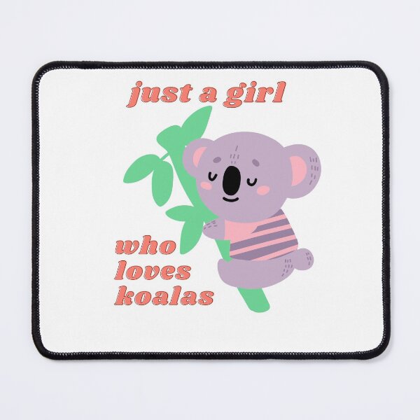 Item preview, Just a girl who loves koalas - eucalyptus designed and sold by Good-tees.