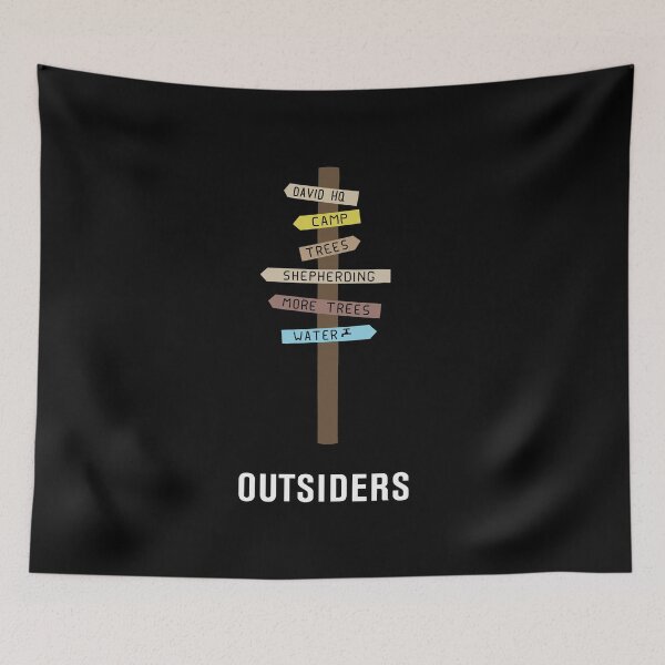 Item preview, Outsiders Signs - W designed and sold by thedustyshelves.