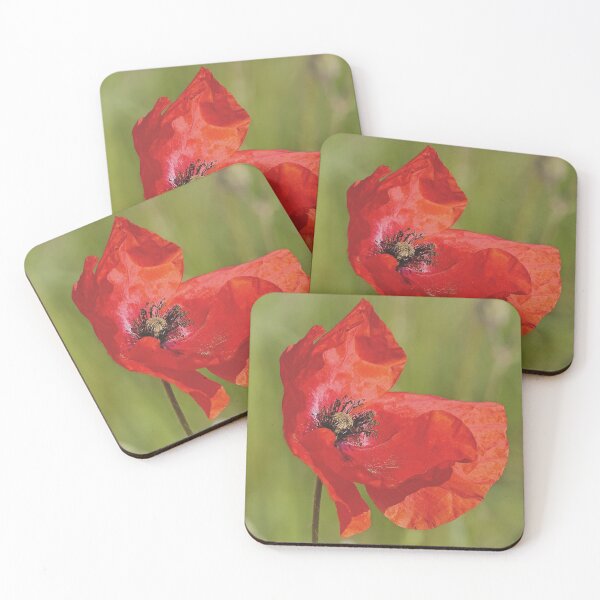 Item preview, r3060/  " un Coquelicot en Ecoute ! "  par Okaio Créations  Olavia - Olao designed and sold by o.okaïo.
