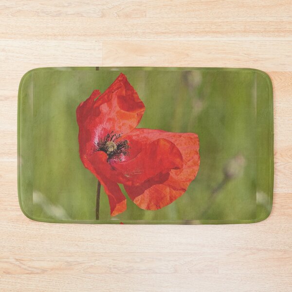 Aperçu de l'œuvre r3060/ " un Coquelicot en Ecoute ! " par Okaio Créations Olavia - Olao créée et vendue par o.okaïo.