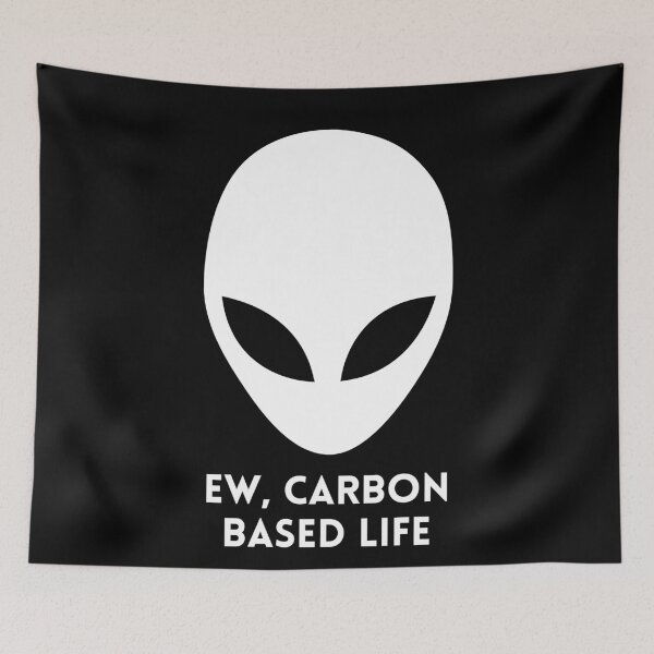 Item preview, Ew, Carbon Based Life Funny Alien designed and sold by Caregiverology.