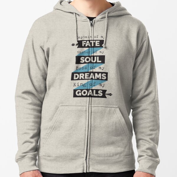 Captain Of My Fate! Zipped Hoodie