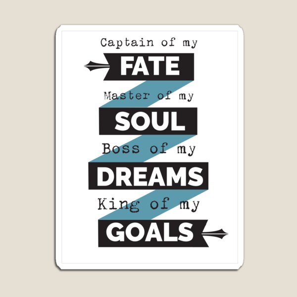 Captain Of My Fate! Magnet