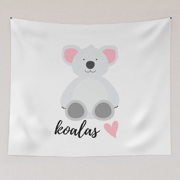 Item preview, Just a girl who loves koalas - heart designed and sold by Good-tees.