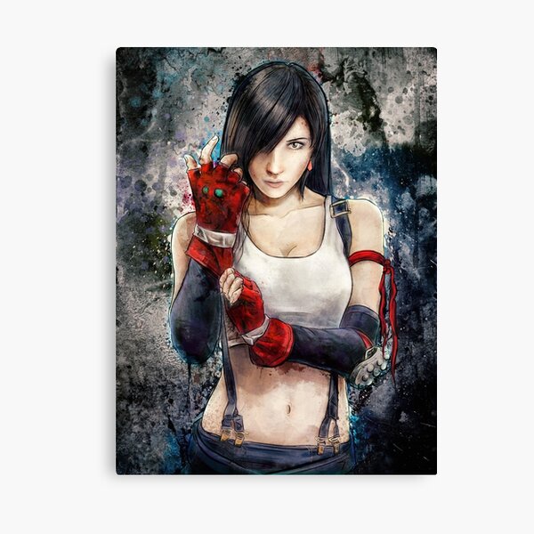 Tifa Lockhart FF7 Portrait Canvas Print