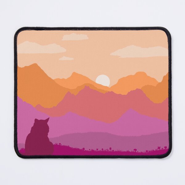 Item preview, Lesbian Cat Landscape designed and sold by FrostedDesigns.