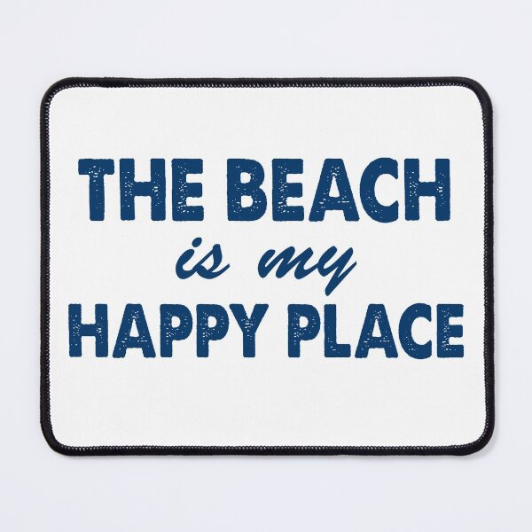 Item preview, The Beach Is My Happy Place Type Only designed and sold by jaycartoonist.