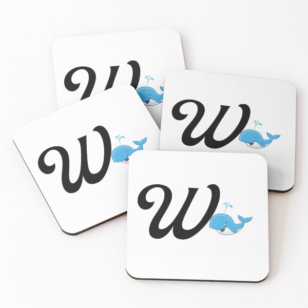 Item preview, W for Whale ( letters ) ( alphabet ) designed and sold by Sesa76.
