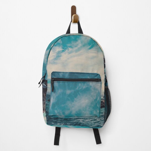 Item preview, Cliffside Blue Ocean Wave Views designed and sold by KrymSky.