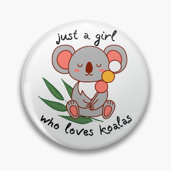 Item preview, Just a girl who loves koalas - sitting designed and sold by Good-tees.
