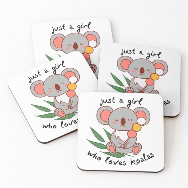 Item preview, Just a girl who loves koalas - sitting designed and sold by Good-tees.