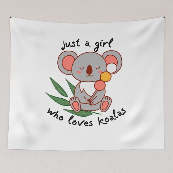 Item preview, Just a girl who loves koalas - sitting designed and sold by Good-tees.