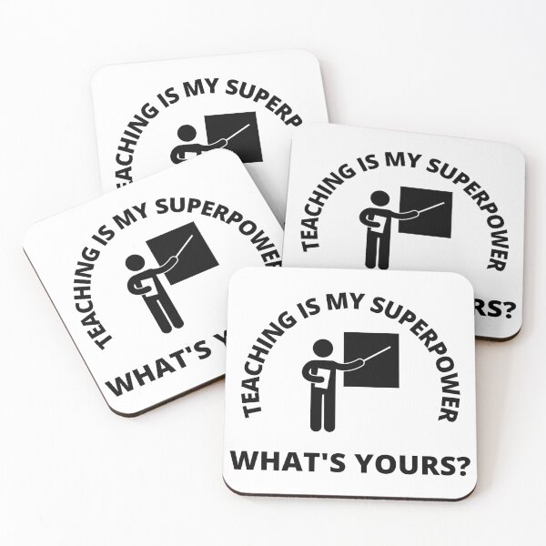 Item preview, Teaching Is My Superpower What's Yours Simple designed and sold by LuckyKermit.