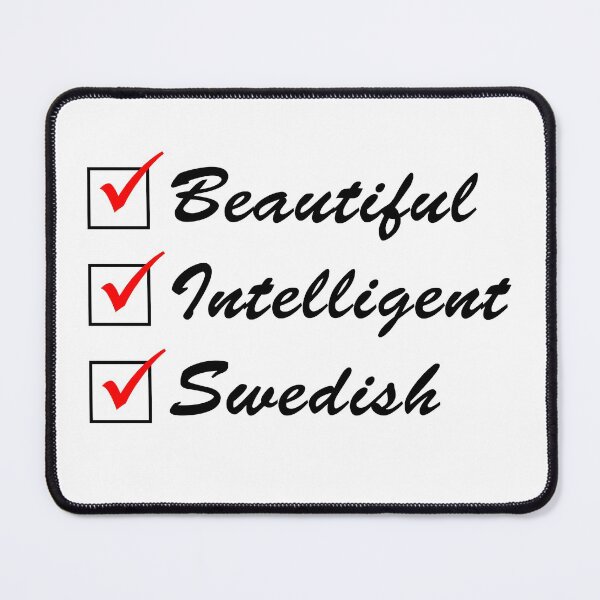 Item preview, Beautiful Intelligent Swedish designed and sold by jaycartoonist.