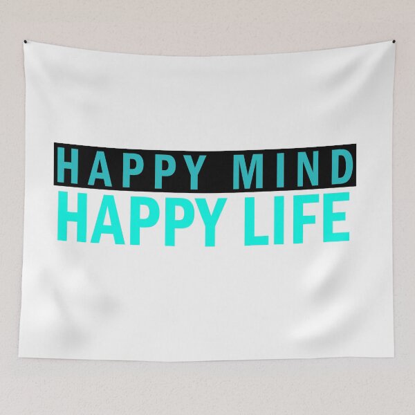 Item preview, Happy Mind Happy Life, Positive Thinking designed and sold by Kenvis-edu.