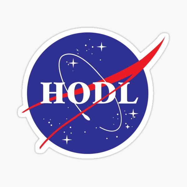 HODL - Cryptocurrency Trading Sticker