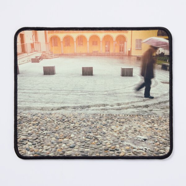 Item preview, Snowy day with passer-by designed and sold by Silvia Ganora.