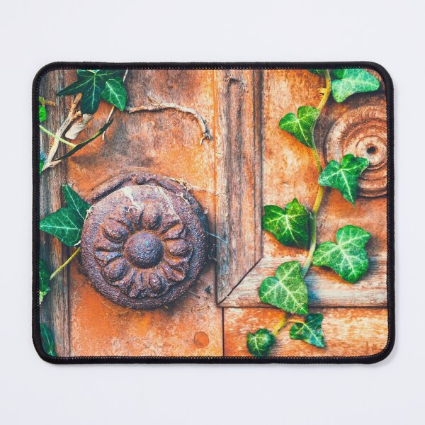 Item preview, Ivy leaves on decayed wooden door designed and sold by Silvia Ganora.