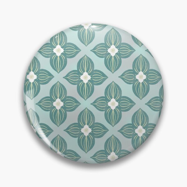 Item preview, Bunchberry Blossoms on Aqua designed and sold by Christine Philbrick.