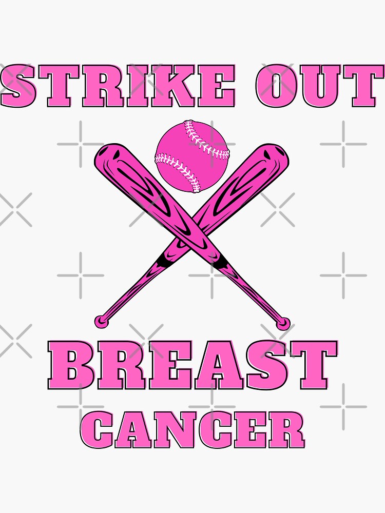 Strike Out Cancer' Sticker