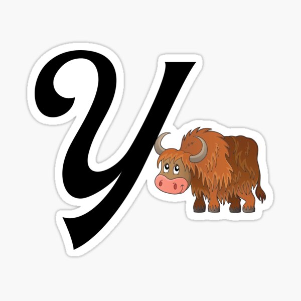 Item preview, Y for Yak ( letters ) ( alphabet ) designed and sold by Sesa76.