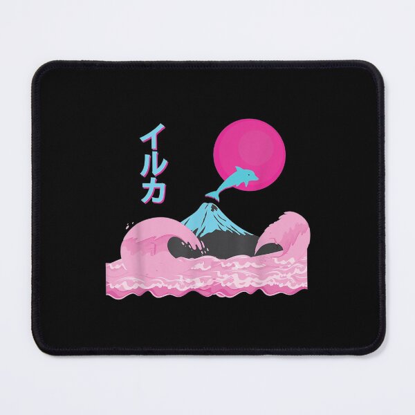Item preview, Retro 80s Otaku Sunset Dolphin Gift designed and sold by angelata.