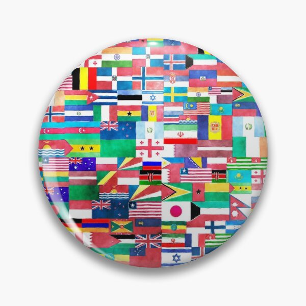 Item preview, Hispanic Heritage Month Latino Countries Flags Sunflower - Circle Flower designed and sold by nakavt.