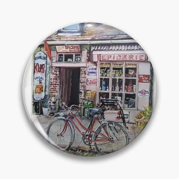 Item preview, L'Epicerie in Vendome (An homage to a 1950's French Grocer's Shop) designed and sold by LornaBowdenART.