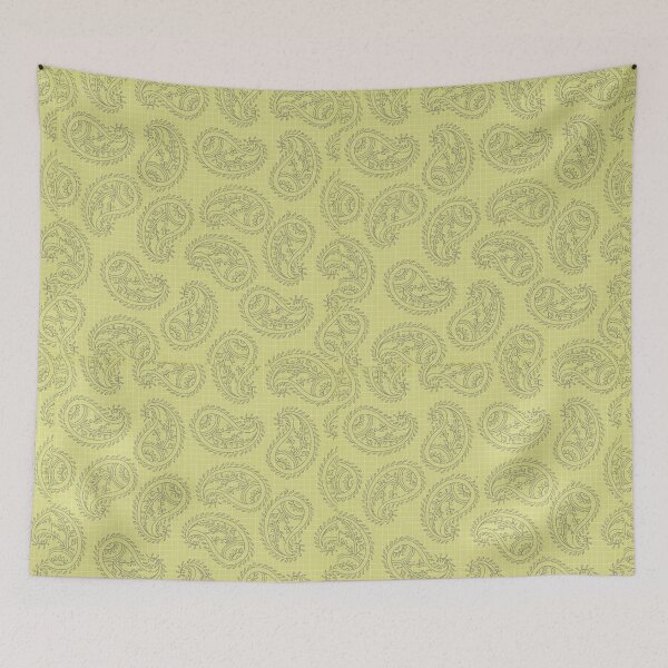 Item preview, GREEN PAISLEY PRINT designed and sold by lindaully.