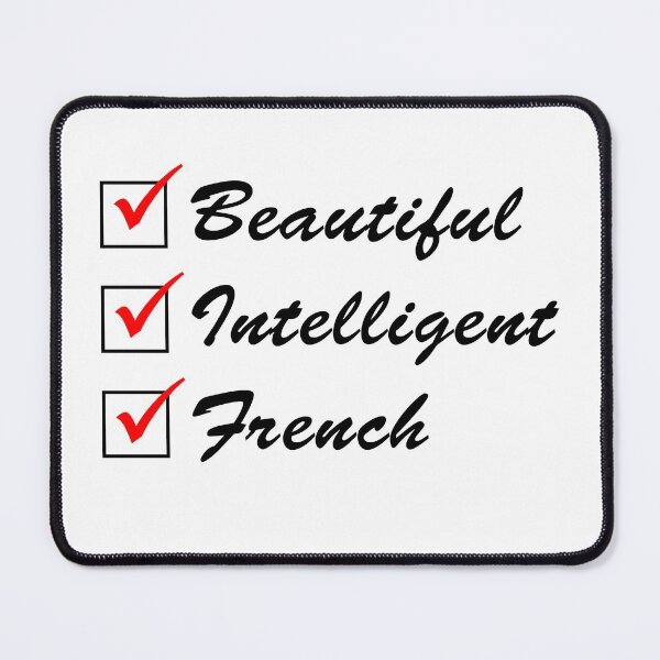 Item preview, Beautiful Intelligent French designed and sold by jaycartoonist.