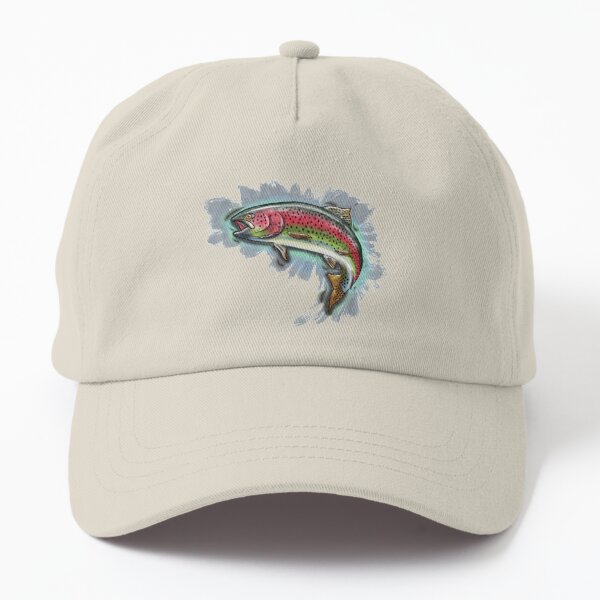 Procreate Rainbow Trout Dad Hat