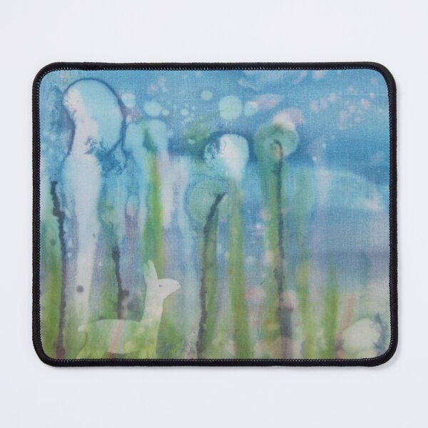 The Llama and the Northern Lights Mouse Pad