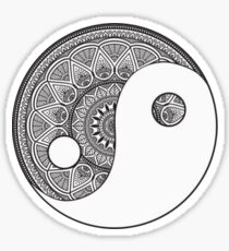 Ying and Yang Sticker