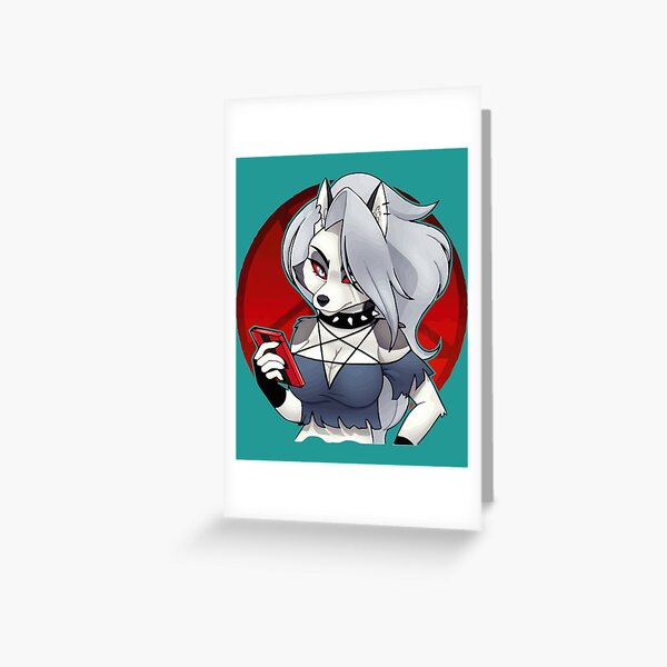 Loona Helluva Boss Greeting Card For Sale By Oldiebazaar Redbubble
