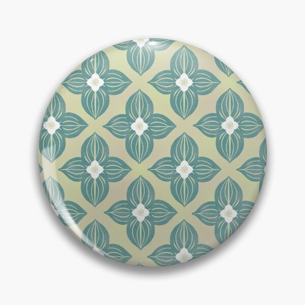 Item preview, Bunchberry Blossoms on Lemongrass designed and sold by Christine Philbrick.